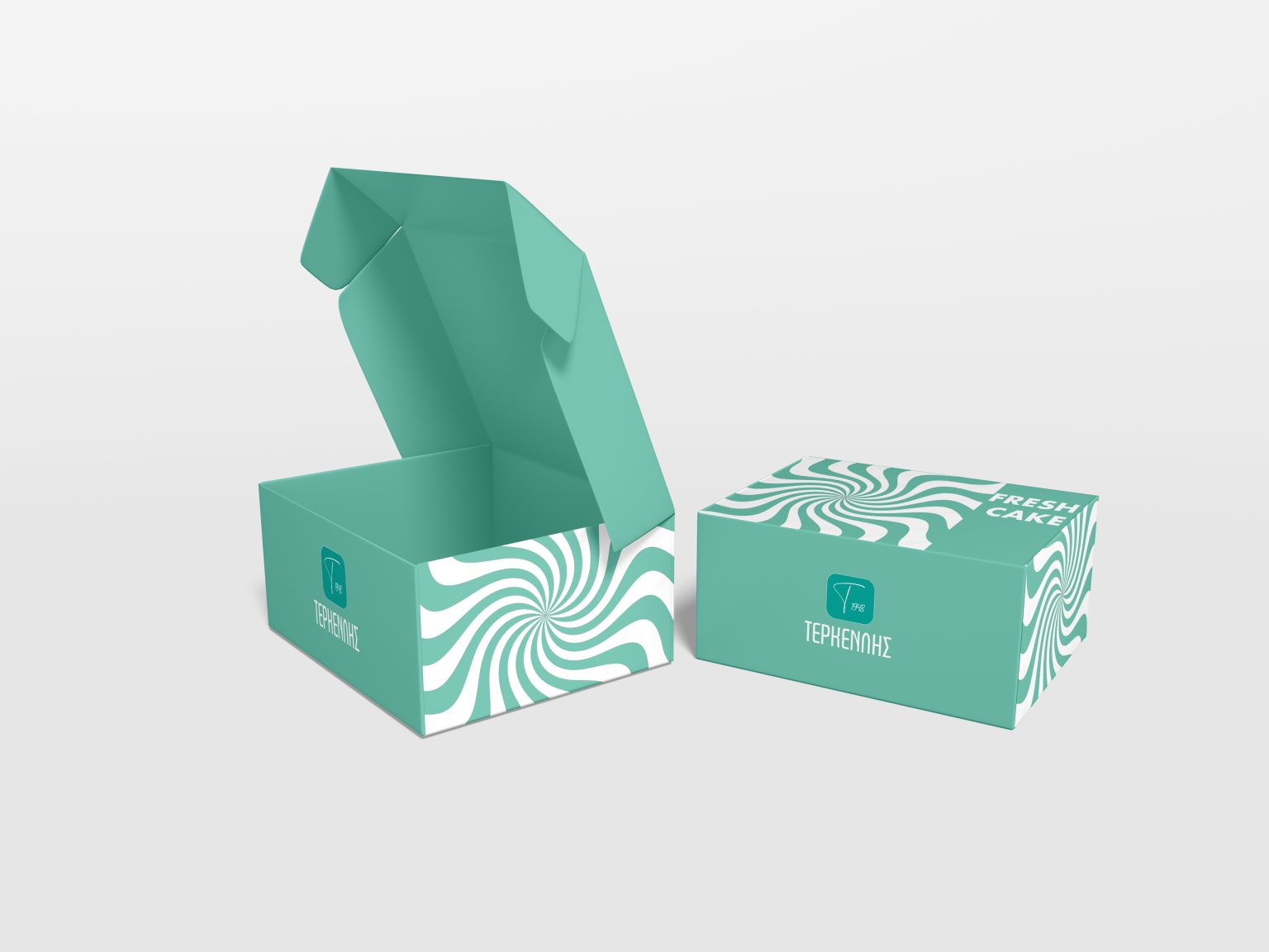 Paper Mailing Box Branding Mockup